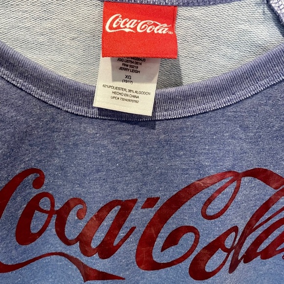 Coca-Cola Shirt Womens Size XL Juniors - Picture 3 of 7